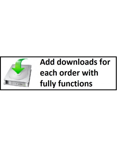 add downloads to each order
