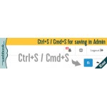 Ctrl+S / Cmd+S for saving in Admin (OCmod)