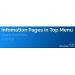 Information Pages in Top menu