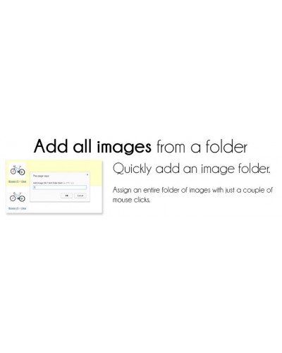 Add all images in a folder to your product