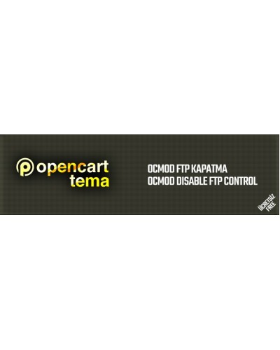 Ocmod Ftp Kontrolünü Kapatma - Ocmod Disable FTP Control