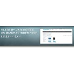 Filter by categories on manufacturer page v.1.0.