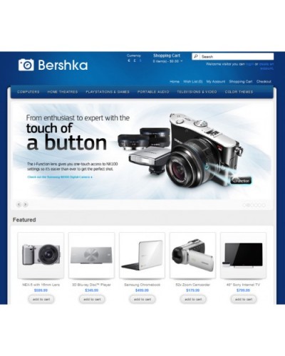 BERSHKA - Premium OpenCart 1.5.x Theme