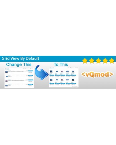 Grid View By Default VQMod