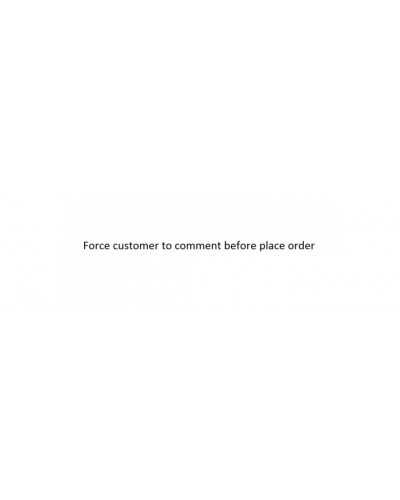 Force customer to comment before place order