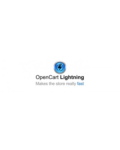 OpenCart Lightning - makes the store really FAST