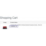 Stock availability in shopping cart