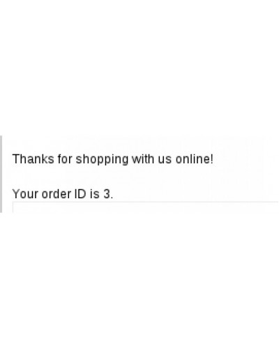 Show Order ID on Checkout Success
