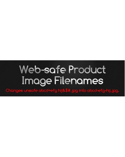 Web-safe Product Image Filenames