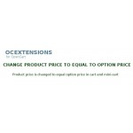 Change product price for option price