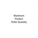 Maximum Product Order Quantity