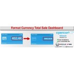 Format Currency Total Sale - Dashboard