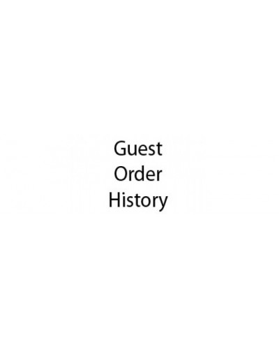 Guest Order History