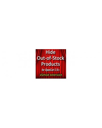 Hide Out-of-Stock Products - OpenCart 2.0.x, vQmod 