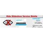 Hide Slideshow Version Mobile
