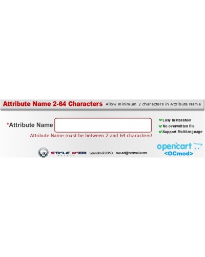 Allow minimum 2 characters in Attribute Name