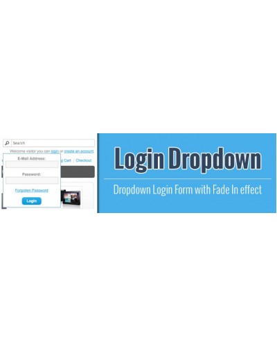 Drop-Down Login (animated)