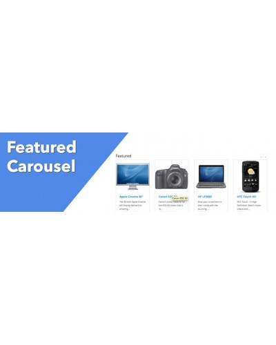 Featured Carousel Module for Opencart 2.x