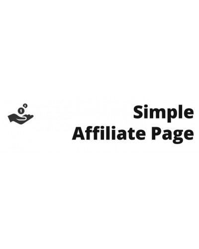 Simple Affiliate Page