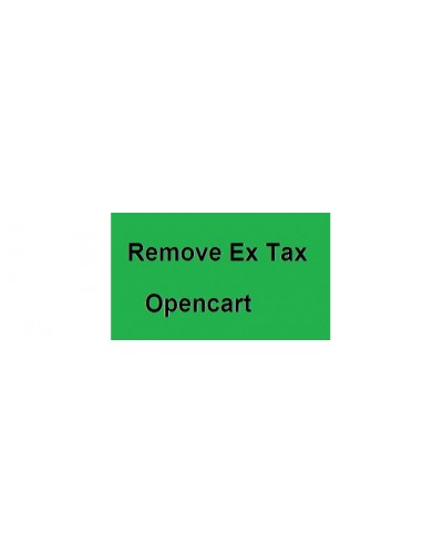 Remove Ex. Tax