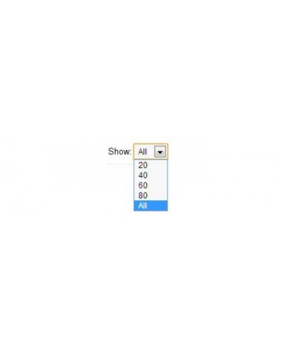 Show 'All' as highest limiter in product lists