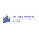 Shipping address in admin confirmation mail