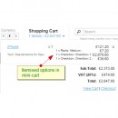 Itemised Cart Options
